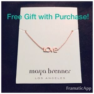 Rose Gold LOVE ❤️ bracelet Maya Brenner